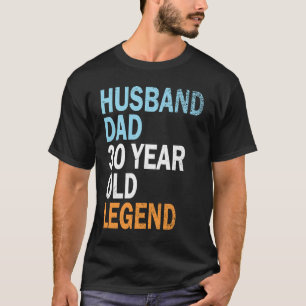 30. Geburtstag für Männer 30 Jahre Vintager Vater T-Shirt