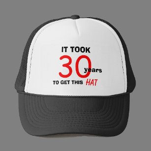 30. Geburtstag Gag Geschenke Hat für Männer Truckerkappe