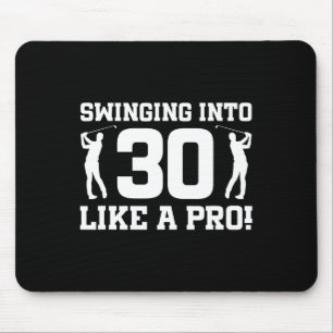 30. Geburtstag Golf 30 Jahre alter Golfspieler Geb Mousepad