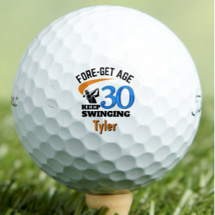 30. Geburtstag Golf Balls 30 Jahre Sonnengeschenk Golfball