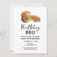 30. Geburtstag GRILLEN Lässige Einladung