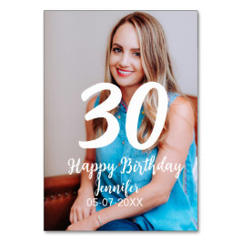 30. Geburtstag hinzufügen Name Datum Jahr Weißes F Tischnummer