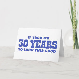 30. Geburtstag Karte