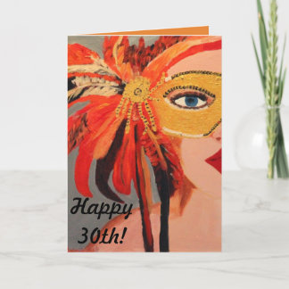 30. Geburtstag Karte frecher Damen-