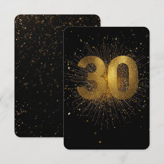 30. Geburtstag Konfetti Einladung Dirty Thirty Ele
