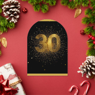30. Geburtstag Konfetti Einladung Dirty Thirty Ele
