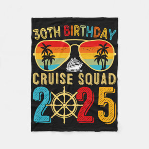 30. Geburtstag Kreuzfahrt 2025 Familie Kreuzfahrt  Fleecedecke