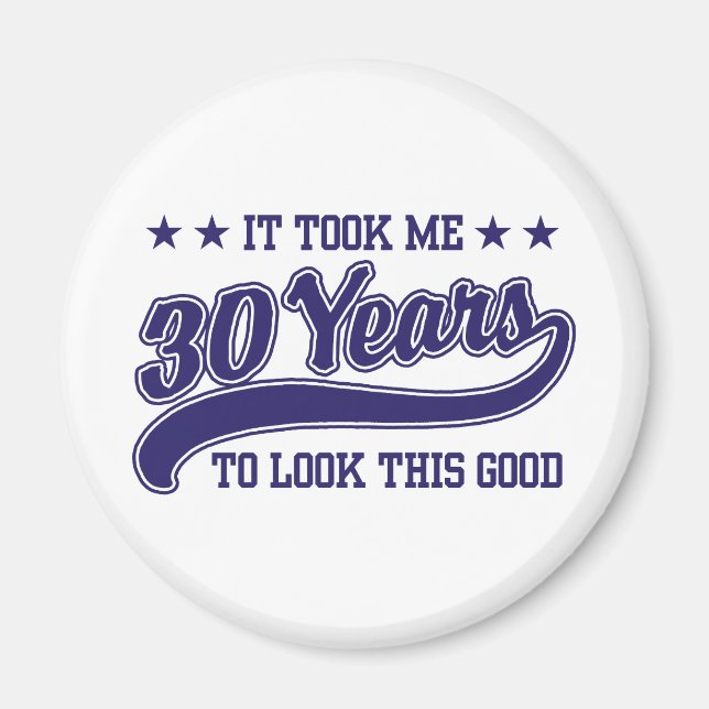 30. Geburtstag Magnet (Vorne)