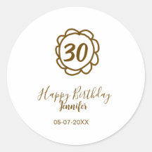 30. Geburtstag Name Datum Jahr Golden Blume tex