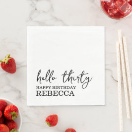 30. Geburtstag Napkins Serviette
