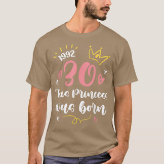 30. Geburtstag Party Cake Crown Mairy Tale Prinzes T-Shirt