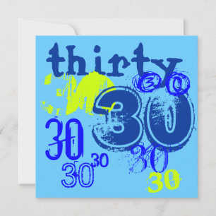 30. Geburtstag Party Einladung