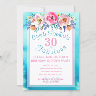 30. Geburtstag Party: Einladung