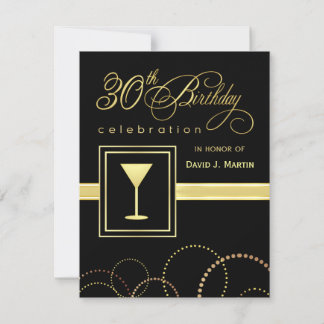 30. Geburtstag-Party Einladungen