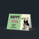 30. Geburtstag Personalisiert Retro Funny Cartoon Karte<br><div class="desc">Eine wunderbare, lustige Vintage personalisierte Cartoon Geburtstagskarte mit einer sehr fröhlichen "Suchen Sie Ihre Jugend" Nachricht. Geben Sie das Alter und den Namen mit der bereitgestellten Vorlage ein. Erstellen Sie Ihre eigene spezielle individuelle Feiertagskarte. Das Retro-Gefühl der Farben, die mit den Vintagen Cartoon-Figuren gemischt sind, schafft ein einzigartiges Design speziell...</div>