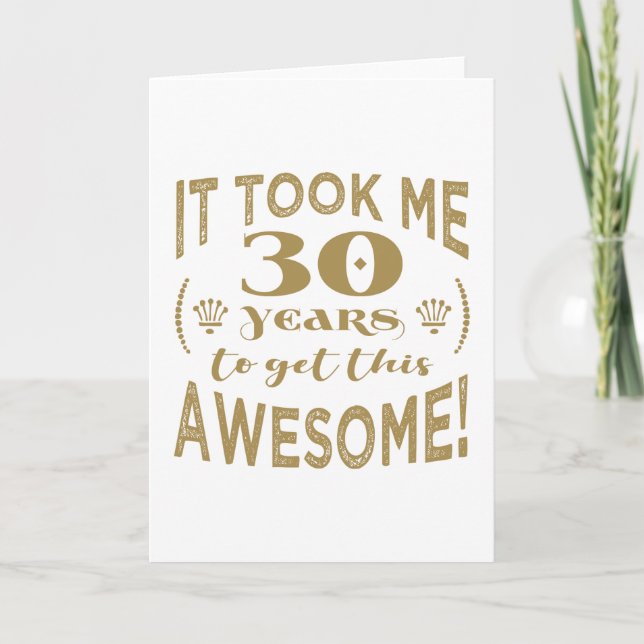 30. Geburtstag Phantastisch Karte (Vorderseite)