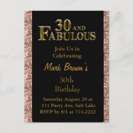 30. Geburtstag Postkarte