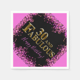 30. Geburtstag Serviette