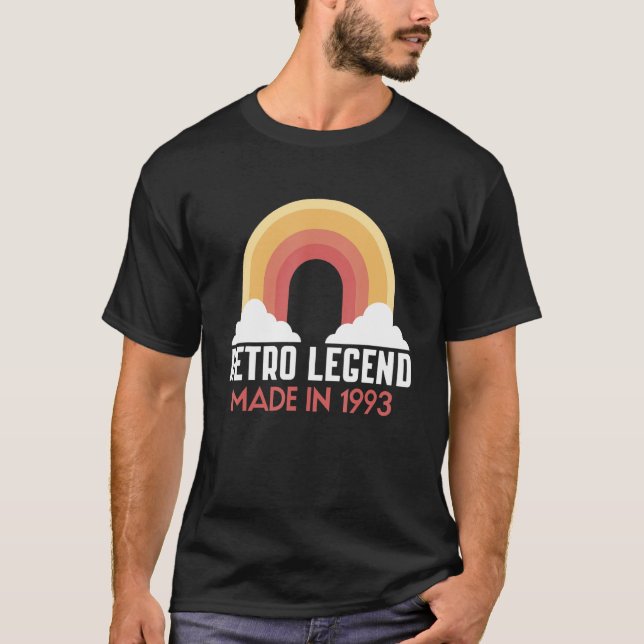 30. Geburtstag u2013 Retro Legende 1993 T-Shirt (Vorderseite)