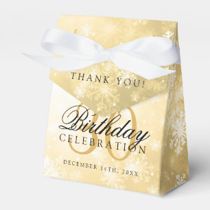 30. Geburtstag Vielen Dank für Ihr Gold Winter Won Geschenkschachtel