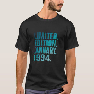 30. Geburtstag Vintag 1994 Januar 30 Jahr Männer W T-Shirt