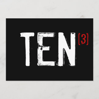 30. Geburtstag - XXX Einladung