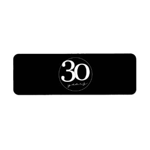 30. Geburtstag Zigarren Siegel Label Gastgeschenk