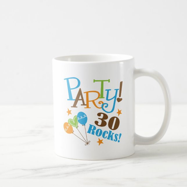 30. Geburtstags-Geschenk-Ideen Kaffeetasse (Rechts)