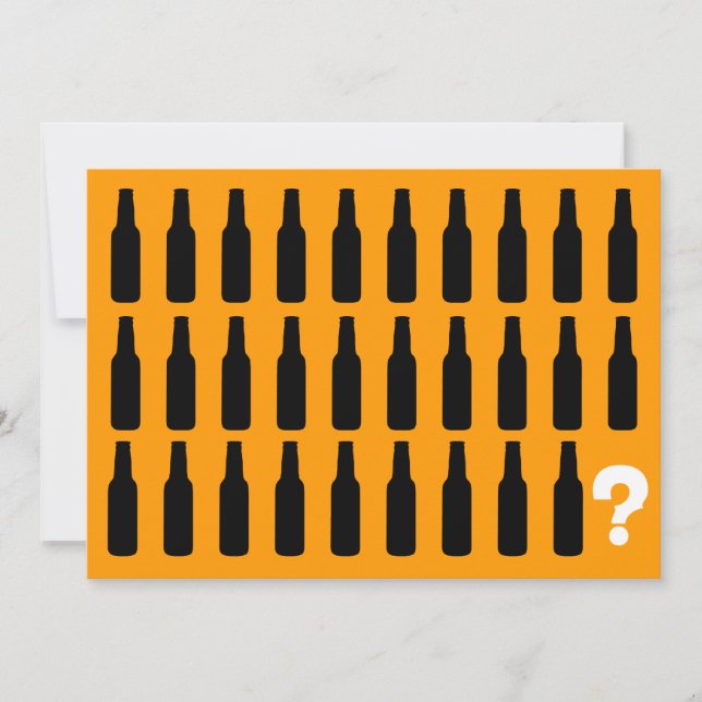 30. Geburtstagseinladungen - Bierfreude! Einladung (Vorderseite)