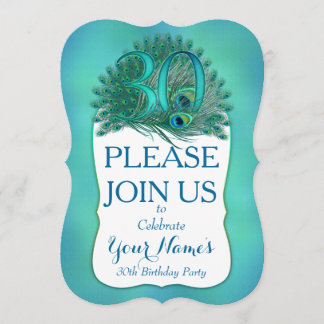 30. Geburtstagseinladungen Einladung