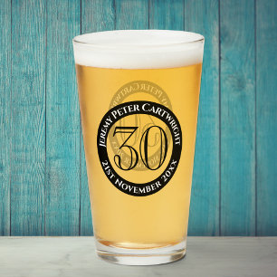 30. Geburtstagsfeier Glas