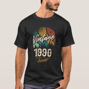 30. Geburtstagsgeschenk 30 Jahre 1990 Vintages Tag T-Shirt