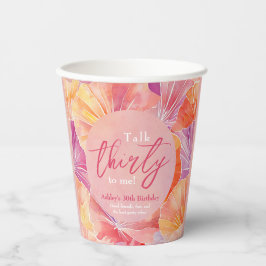 30. Geburtstagsgespräch 30 mit mir Pappbecher