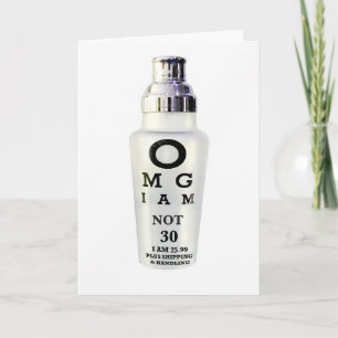 30. Geburtstagskarte Karte