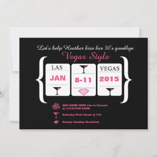 30. Geburtstagssteckmaschine Einladung