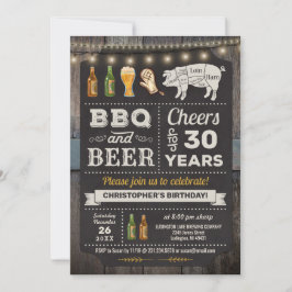 30. GRILLEN & Biere Einladung zum Geburtstag