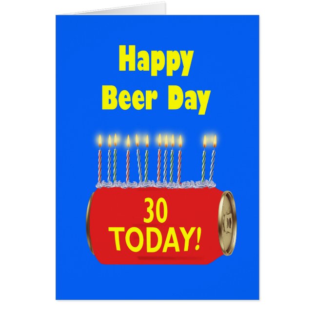 30. Happy Beer Day Birthday (Vorne)