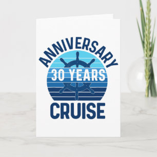 30. Hochzeitsjubiläum Kreuzfahrt 30 Jahre Paare V Karte