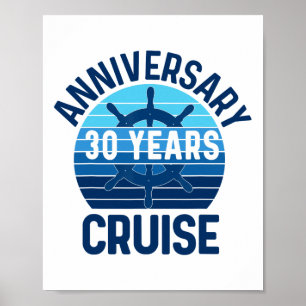30. Hochzeitsjubiläum Kreuzfahrt 30 Jahre Paare V Poster