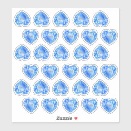 30 Hochzeitssappern für das Herzklopfen Aufkleber
