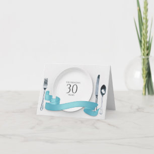 30. Hochzeitstag Abendessen einladen Einladung