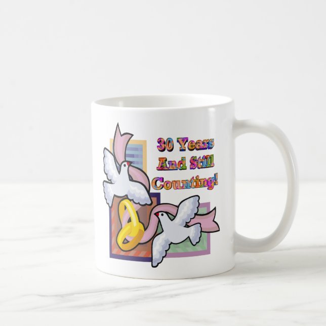 30. Hochzeitstag GT Kaffeetasse (Rechts)
