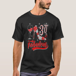 30 Jahre alt 30 & fabulous seit 1992 30. Geburtsta T-Shirt