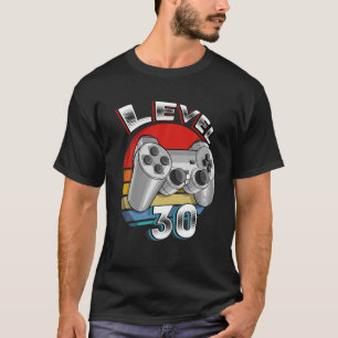 30 Jahre alt Geschenke Stufe 30 Entsperrtes Videos T-Shirt