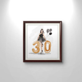 30 Jahre alt, glücklich 30. Poster