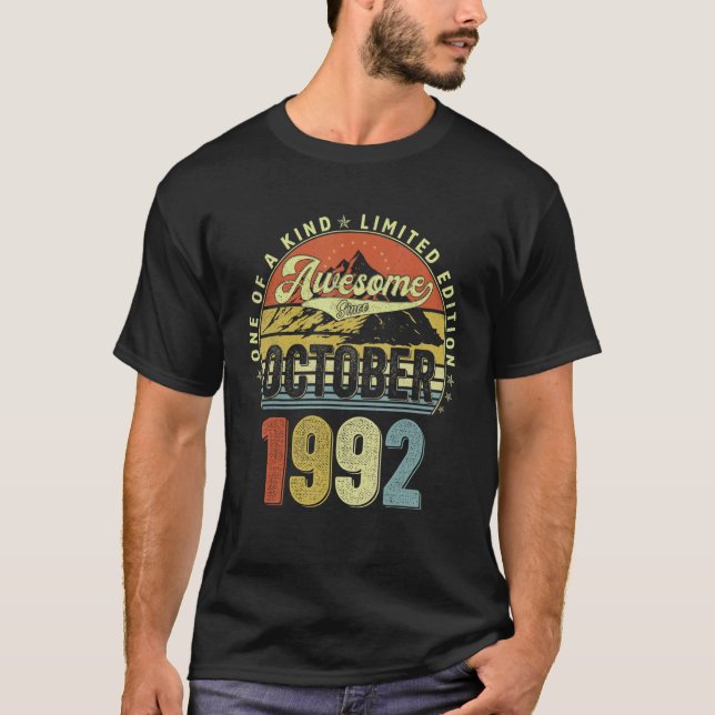 30 Jahre alt, Phantastisch seit Oktober 1992 30. G T-Shirt (Vorderseite)