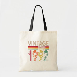 30 Jahre alte Geschenke Vintage 1992. 30. Geburtst Tragetasche