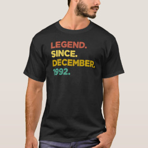 30 Jahre alte Legende Seit Dezember 1992 30. Gebur T-Shirt