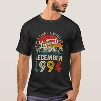 30 Jahre alte Legende seit Dezember 1994 30. Gebur T-Shirt