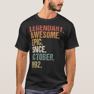 30 Jahre alter Witz Phantastisch seit Oktober 1992 T-Shirt